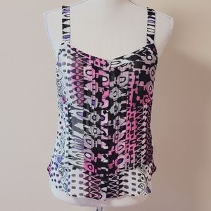 Quintessential peplum tank size medium